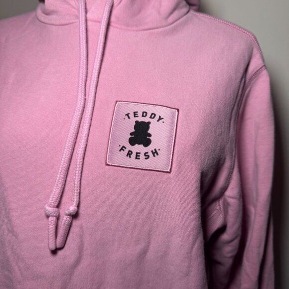 Teddy Fresh Light Pink Hooded Sweatshirt - Picture 11 of 12